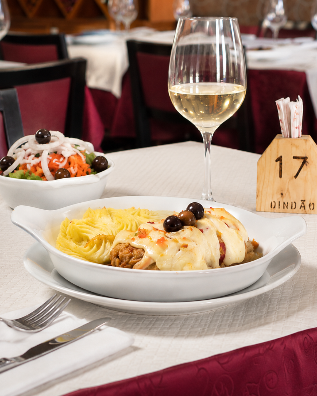 Dindão baked dish with mashed potato, final edited version